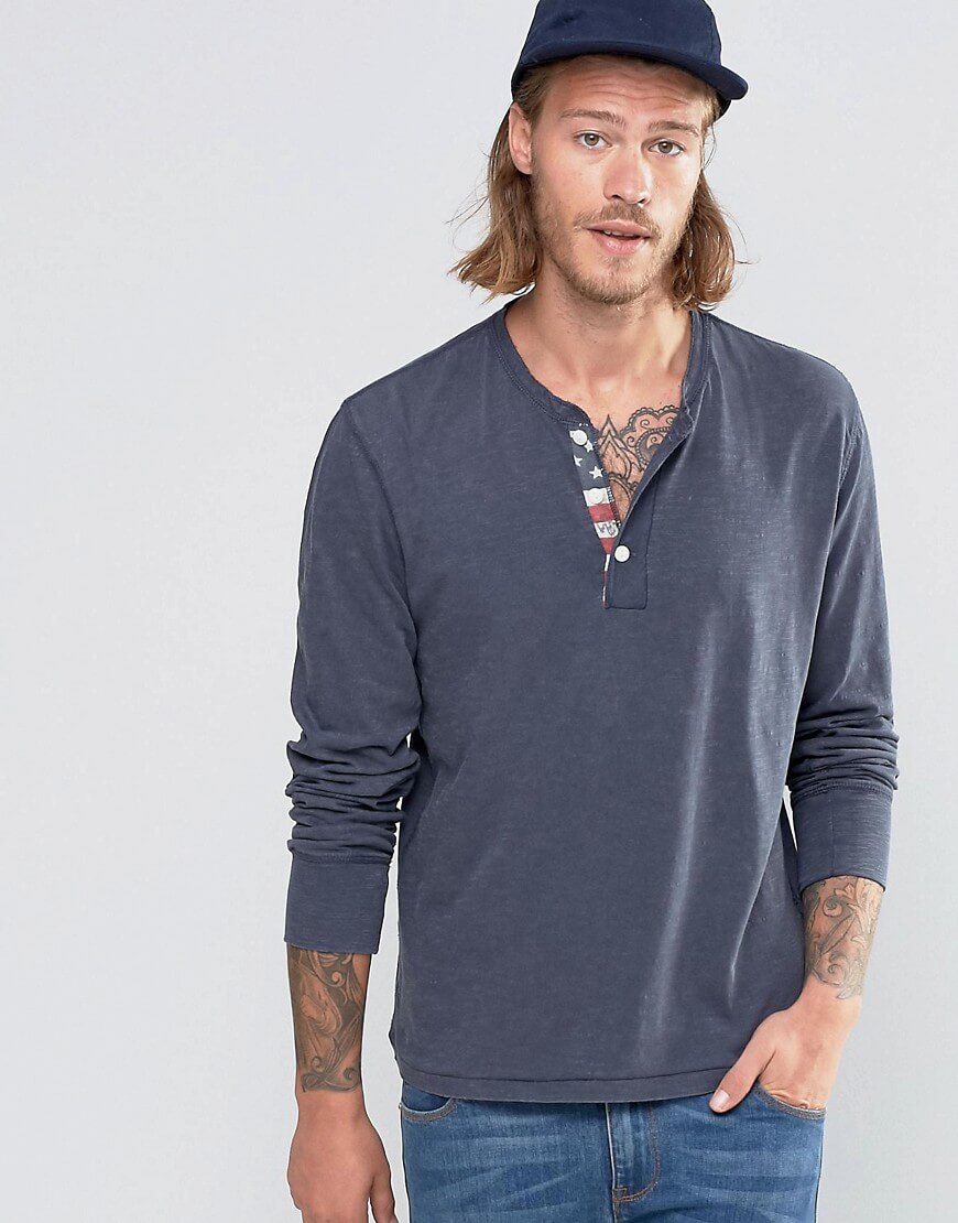 Denim & Supply T-Shirt With Long Sleeves