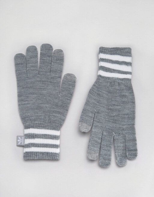 adidas Originals Gloves In Grey AY9076