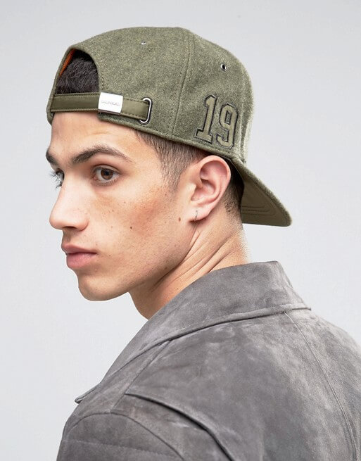 Diesel Cistarres Wool Baseball Cap