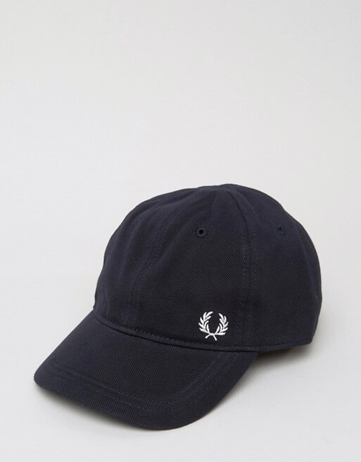 Fred Perry Pique Baseball Cap With Logo