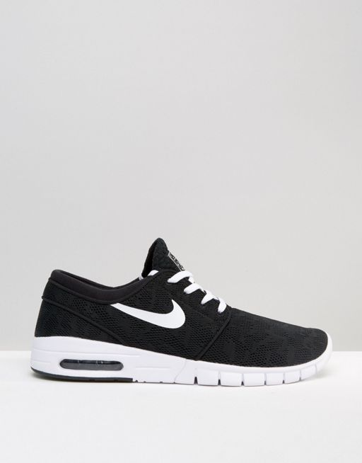 Nike SB Stefan Janoski Max Trainers In Black